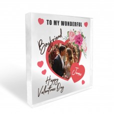 Gift For Valentines Day For Boyfriend Photo Plaque Gift For Him