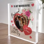 Gift For Valentines Day For Boyfriend Photo Plaque Gift For Him