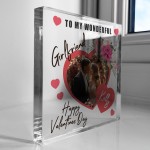 Personalised Gift For Valentines Day For Girlfriend Photo Plaque