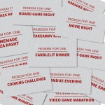 Date Night In Coupon Book Gift For Couple Valentines Anniversary