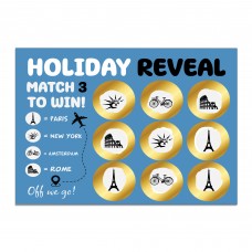 Holiday Reveal Scratch Card Surprise Rome Edition Gift For Him