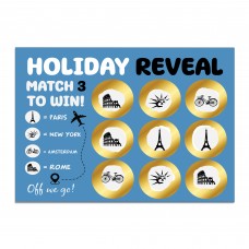Holiday Reveal Scratch Card Surprise Rome Edition Gift For Him