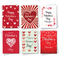 Valentines Day Cards Pack Of 6 Valentines Cards For Boyfriend
