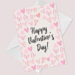 HAPPY VALENTINES CARD For Partner Boyfriend Girlfriend Husband