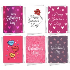 Pack Of 6 Galentines Day Cards For Best Friends Valentines Card