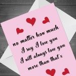 ROMANTIC ANNIVERSARY CARD For Boyfriend Girlfriend Husband Wife
