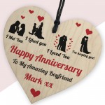 Personalised Anniversary Gift For Him Boyfriend Anniversary Gift