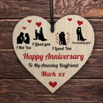 Personalised Anniversary Gift For Him Boyfriend Anniversary Gift