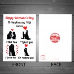 Personalised Valentines Day Card For Her Card For Wife