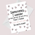 Funny Joke Valentines Day Cards For Him Her Card For Wife