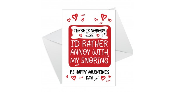 Funny Valentines Day Card For Husband Boyfriend Girlfriend Wife