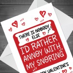 Funny Valentines Day Card For Husband Boyfriend Girlfriend Wife