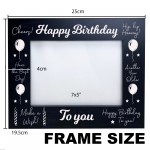 Birthday Gifts For Him 7x5 Black Wood Photo Frame Gift