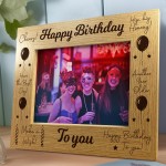 Happy Birthday 7x5 Frame Gift For Him Her Birthday Gift