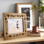 Personalised Gift For Her 7x5 Frame Anniversary Birthday 