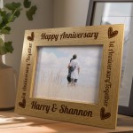 Happy Anniversary Personalised 7x5 Frame Gift For Him Her Couple