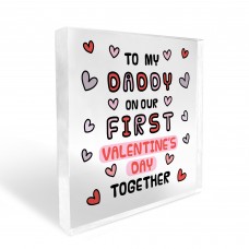 To My Daddy First Valentine's Day Gift For New Dad From Baby