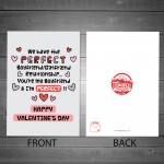 Funny Valentine's Day Card For Boyfriend I'm Perfect Joke Card