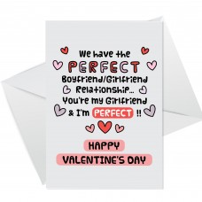 Funny Valentine's Day Card For Girlfriend Joke Valentines Card
