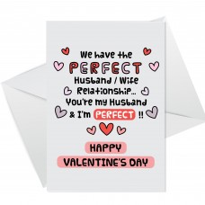 Funny Valentine's Day Card For Husband Joke Valentines Cards