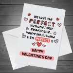 Funny Valentine's Day Card For Husband Joke Valentines Cards