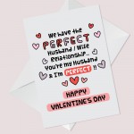Funny Valentine's Day Card For Husband Joke Valentines Cards