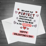 Funny Valentines Day Card For Wife Joke Valentines Card For Wife
