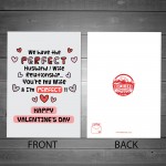 Funny Valentines Day Card For Wife Joke Valentines Card For Wife