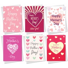 Mothers Day Cards Pack Of 6 Mothers Day Cards For Mum Nan Nanny