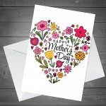 Mum Mothers Day Card Floral Mothers Day Card For Nan Nanny Nana 