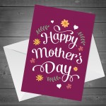 Cute Mothers Day Card For Mum Auntie Nan Nanny Grandma