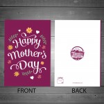 Cute Mothers Day Card For Mum Auntie Nan Nanny Grandma