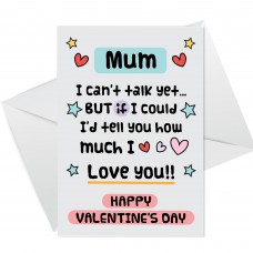 Happy Valentines Card For New Mum Valentines Card For Mum