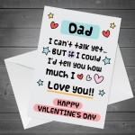 Happy Valentines Card For New Dad Valentines Card For Daddy Card