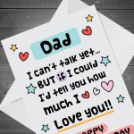 Happy Valentines Card For New Dad Valentines Card For Daddy Card