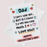 Happy Valentines Card For New Dad Valentines Card For Daddy Card