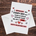 Funny Valentines Day Card Valentines Day Card For Him Her Card