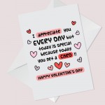 Funny Valentines Day Card Valentines Day Card For Him Her Card