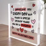 Funny Gift For Boyfriend Girlfriend Husband Wife Acrylic Block