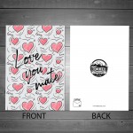 Best Friend Card For Valentines Birthday Love You Mate Card