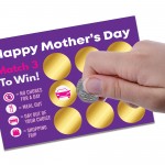 Mothers Day Card for Mum Novelty Scratch Card for Mum Surprise 