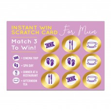 Mum Scratch Card Mothers Day Birthday Gift for Mum Surprise Card