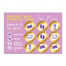 Mum Scratch Card Mothers Day Birthday Gift for Mum Surprise Gift