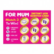 Scratch Card Gift for Mum Mothers Day Birthday Christmas Suprise