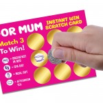 Scratch Card Gift for Mum Mothers Day Birthday Christmas Suprise