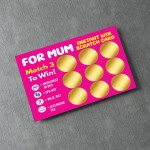 Scratch Card Gift for Mum Mothers Day Birthday Christmas Suprise