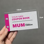 Coupon Book For Mum Birthday Coupon Book For Mum Mothers Day