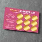 Mum Gift For Birthday Mothers Day Surprise Scratch Card