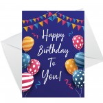 Birthday Cards Multipack of 6 Birthday Card With Envelopes