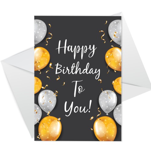 Happy Birthday Card For Him Her Friends Birthday Wish Gift